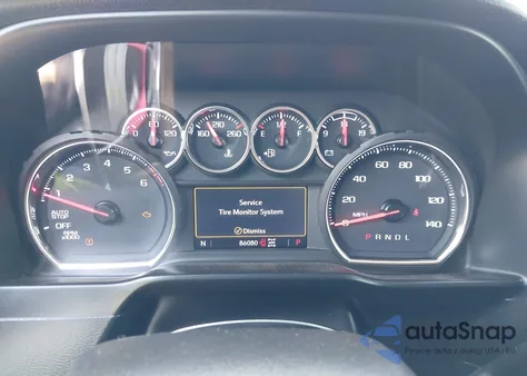 2021 Chevrolet Silverado 1500 4Wd Short Bed Lt Trail Boss z USA, uszkodzony, nr VIN 1GCPYFED1MZ157110